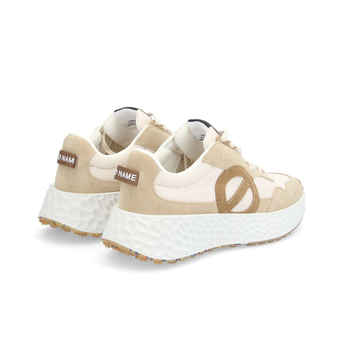 CARTER JOGGER W - SUEDE/KNIT/SUED - BEIGE/BIANCO SPORCO